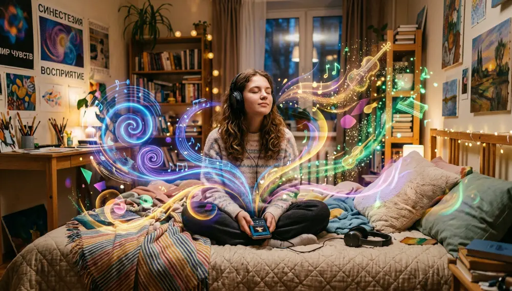 Синестезия при аутизме: когда чувства сливаются воедино